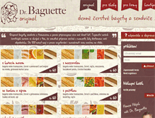 Tablet Screenshot of drbaguette.cz